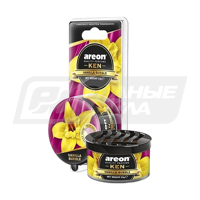 AREON Ken Blister Vanilla Bubble (Ванильный пузырь), 35гр AKB15